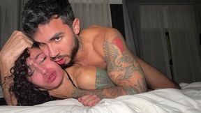emma angel slut training 02# golden shower, belt spanking, rough sex and cum in mouth!
