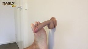 Can I Give You a Foot Job? - Realistic 6 Dick - No Lube Socked & Raw Male Footjob - Manlyfoot