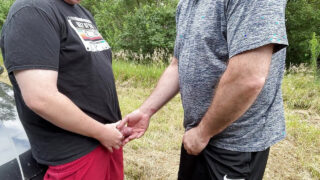 Creampie, couple, bareback, fucking, hairy, daddy, outdoors – ours amateur américain gay putes se faisant baiser anal