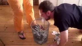 Washing dishes, biting rubbish by Femdom Austria