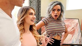 Fucking Like Frenemies' - Kristen Scott and Aaliyah Hadid's Hot XXX Debut in HD, Brazzers Porn