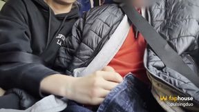 He Cum in My Mouth on a Crowded Bus