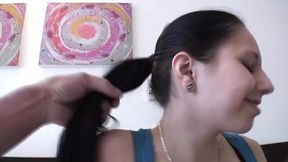 Dark haired beauty from Germany making a cock cum harder than ever before