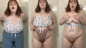BBW Pee Desperation and Masturbation