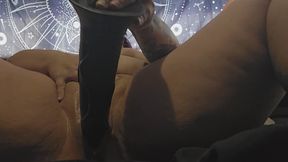 POV Close-Up – Huge Fantasy Dildo in My Pussy