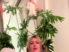 Daddyswallet Masturbates In White Lingerie With Anal Plug