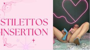 insertion two stilettos