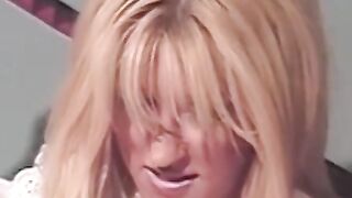 Bondage Bitch Gets Fucked Hard By Dominatrix With Whip And Strap-On