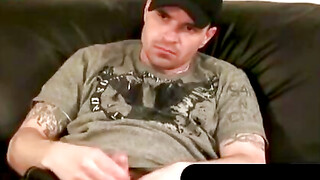 "Thugs Strokin' Hard In Solo Masturbation"