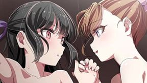 Hentai GF Gets Huge Lesbo Climax&#x1F680;