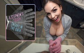 A stepmom's touch: Sneaky in the bath - ImMeganLive