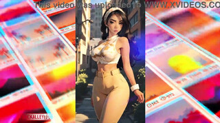 MASSIVE ANIME SWEETIES TAKE THE BLOCK IN AN AI ANIMATED PHOTOSHOOT