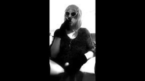 FILM NOIR RIDING AND SUCKING DILDO'S SMOKNG VS120's JACKING OFF TO CUM