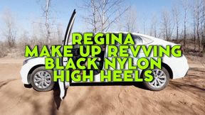 REGINA MAKE UP REVVING BLACK NYLON HIGH HEELS_4K HDR Dolby Vision_13MIN_0002