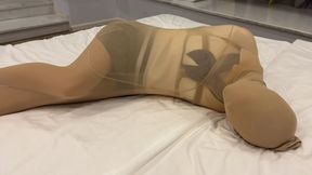 FX78-Asian girls wrapped in stockings and ropes