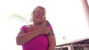 AuntJudys - Busty Mature 66yo GILF Raz Hires You to Be Her Handyman (POV)