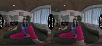 Experience the Thrill of POV VR with Lexi Luna's Stunning Curves in Action!