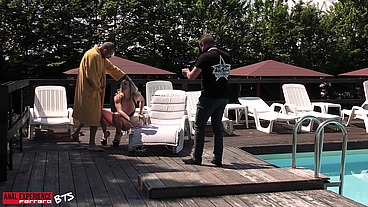 BTS of the scene: First anal ever 0% pussy for this New girl, she's love huge cock when it destroys her ass!