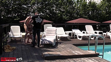 BTS of the scene: First anal ever 0% pussy for this New girl, she's love huge cock when it destroys her ass!