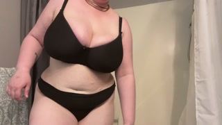 BBW Stripping Before Shower