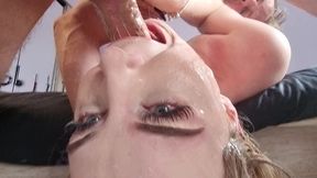 insane! anal-hiliation of cute teen baby kxtten, intense anal non-stop pounding, face slap and spitting