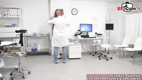 ”Seductive Skinny MILF Gets Her Check-Up in the Doc's Office”