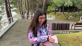 Meet a sweet anime girl 18 y.o. , hard fucked her and cum on her glasses