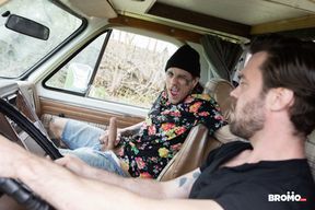 Gay hitchhiker fucking motorhome owner - Bo Sinn & James Fox