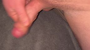 Straight guy deepthroat hunger ends in huge cum on blanket silent solo ropes