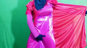 Romantic video of a beautiful local housewife