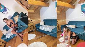 joi gode devant 3 potes de