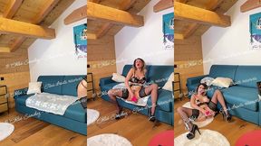 joi gode devant 3 potes de