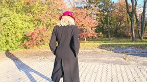 Autumn Outdoor Striptease