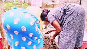 Indian Villege Threesome. Village Forming Maid Sisters Fucking Land Owner. Telugu Dirty Talks.