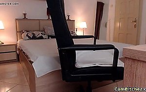 My Sexy Stepsister masturbating in front of the webcam