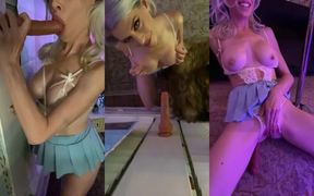 Looking for a Penis to Explode, dildo BJ, Shaking Orgasm