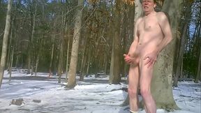 Caught FOR REAL Shooting My Load Naked 2-2014