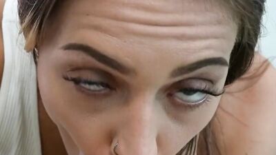 MILF JC Wilds Happily Deepthroats and Titty Fucks Stepson's Huge Cock S8:E5