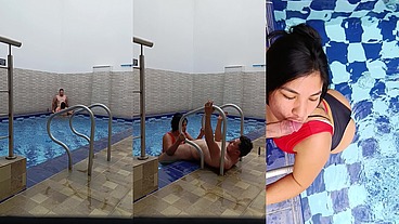 Venuslatina2 - UN DÍA EN LA PISCINA EXCELENTE FACIAL.. que rico se pasa con un buen macho