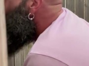 Ginger Farm Boy asked for Head at Outdoor Gloryhole
