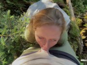 Big Boobs Hiker gets Creampie Pussy on Mushroom Mountain - Molly Pills - POV 4K