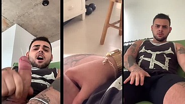 Lucas nobre batendo e falando putaria ate gozar