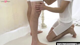 BoyMissionary.com - Obedient Mormon follower purified with bareback sex in a holy, er