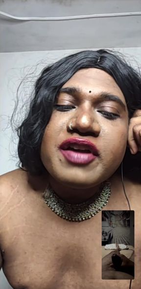 Indian Trans Exposed Her Sexy Body for Client