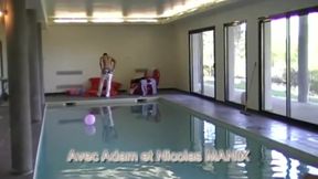 Sexy gay fucked by swimmer in the swimming pool