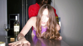 ”Mesmerizing Hazel Moore was nervous a bit until she felt the huge black cock inside her”