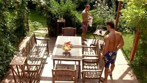 Young Hung Muscle Lovers Get off Together Outdoors and Blast Thick Cumshots on Each Other