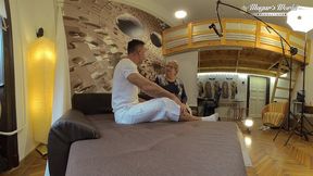 behind the scenes of bbw granny babet gets her pussy pounded