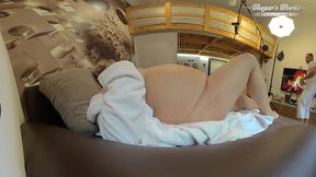 behind the scenes of bbw granny babet gets her pussy pounded