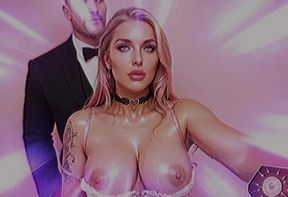 Emma and Jake Sex in Bukkake Party. Blonde Curvy Woman with Big Tits, Big Dick, Creampie, Cumshot, Gangbang, Bukkake